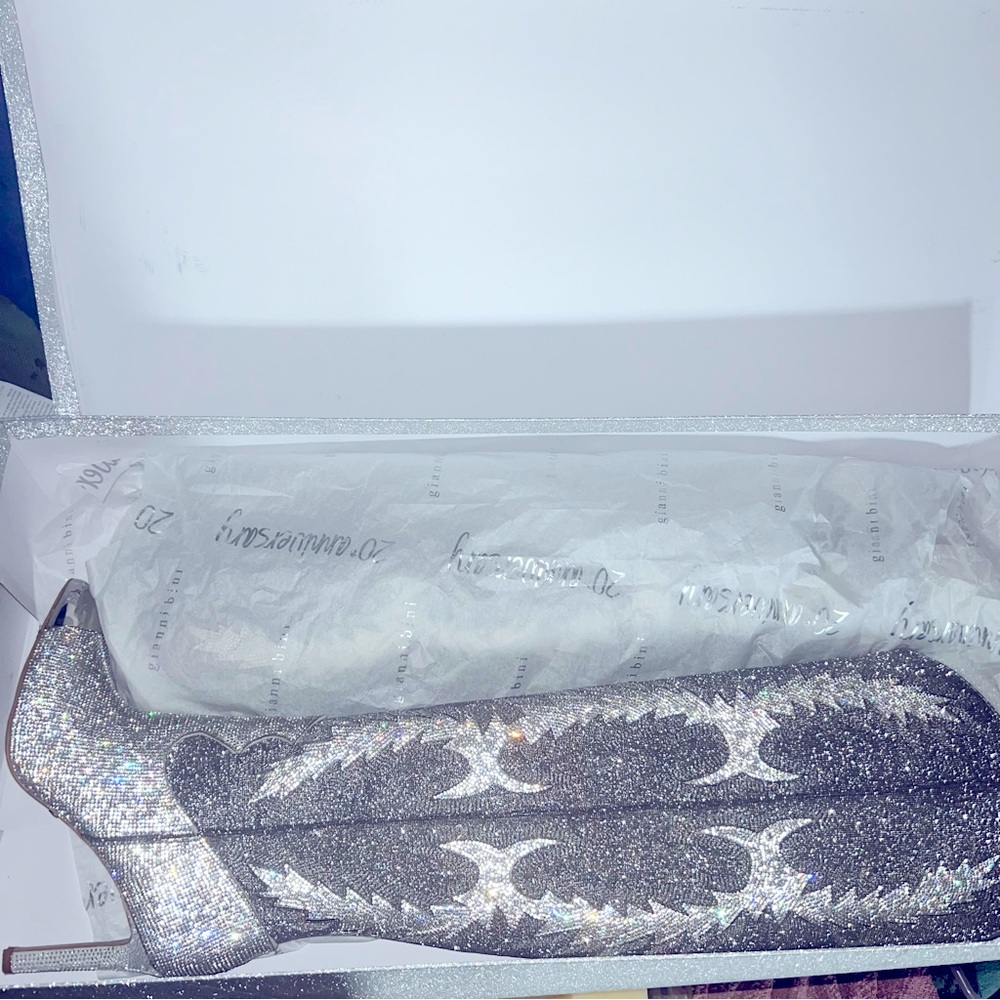 Gianni Bini Rhinestone OTK boots *PRICE IS FIRM*